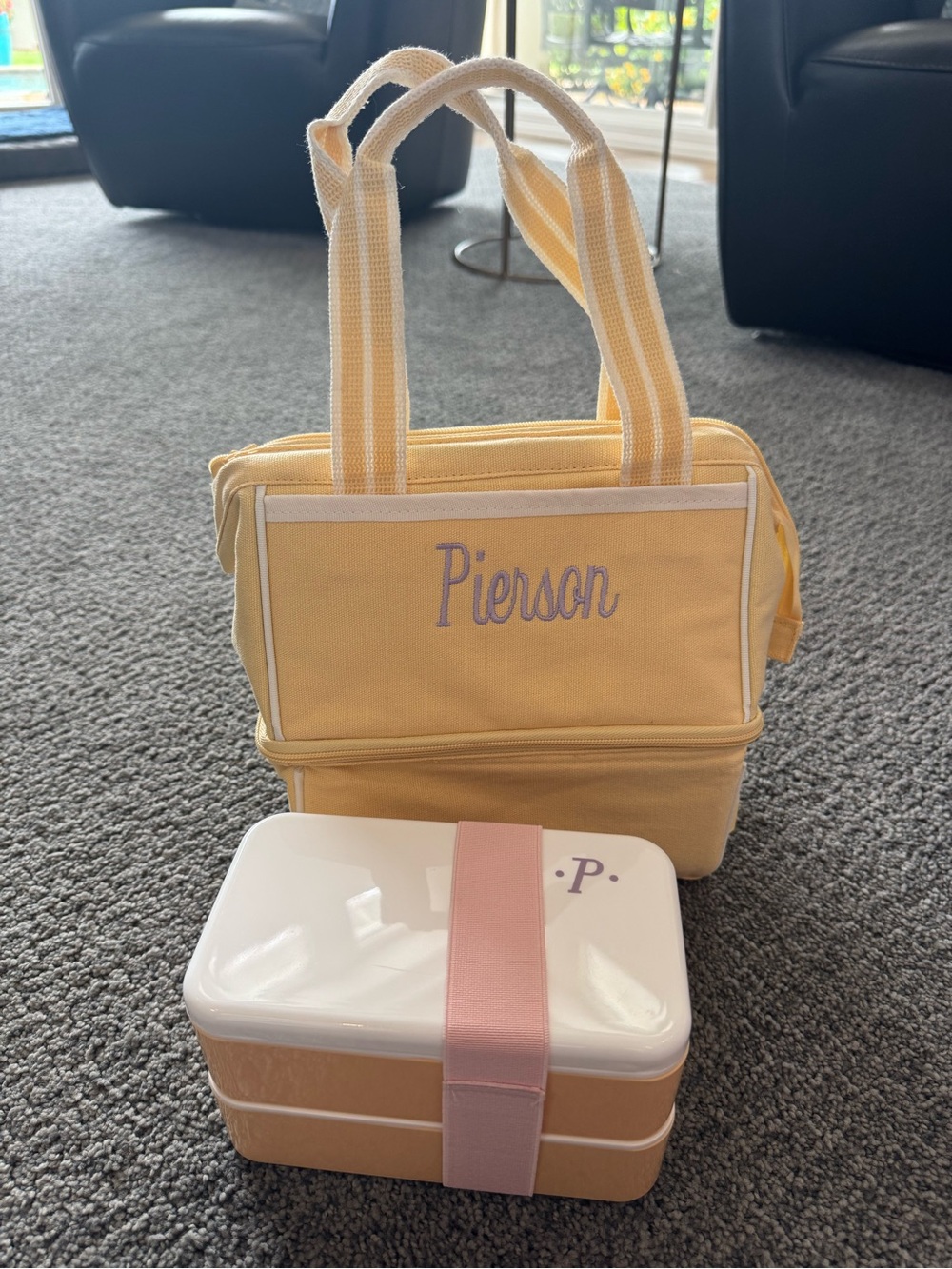 thirty-one Lunch Bag “Pierson” and Bento Box Set “p” (display only)